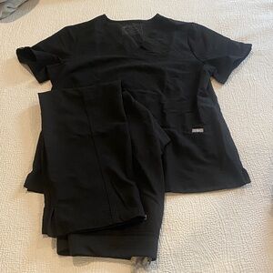 Figs Technical Collection Black Scrubs